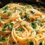 One Pot Knoblauch Käse Pasta