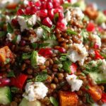 Orientalischer Linsensalat Feta