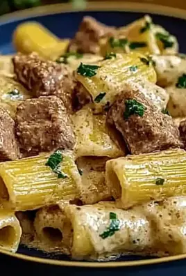 Parmesan Rindfleisch mit Rigatoni Einfach zubereiten