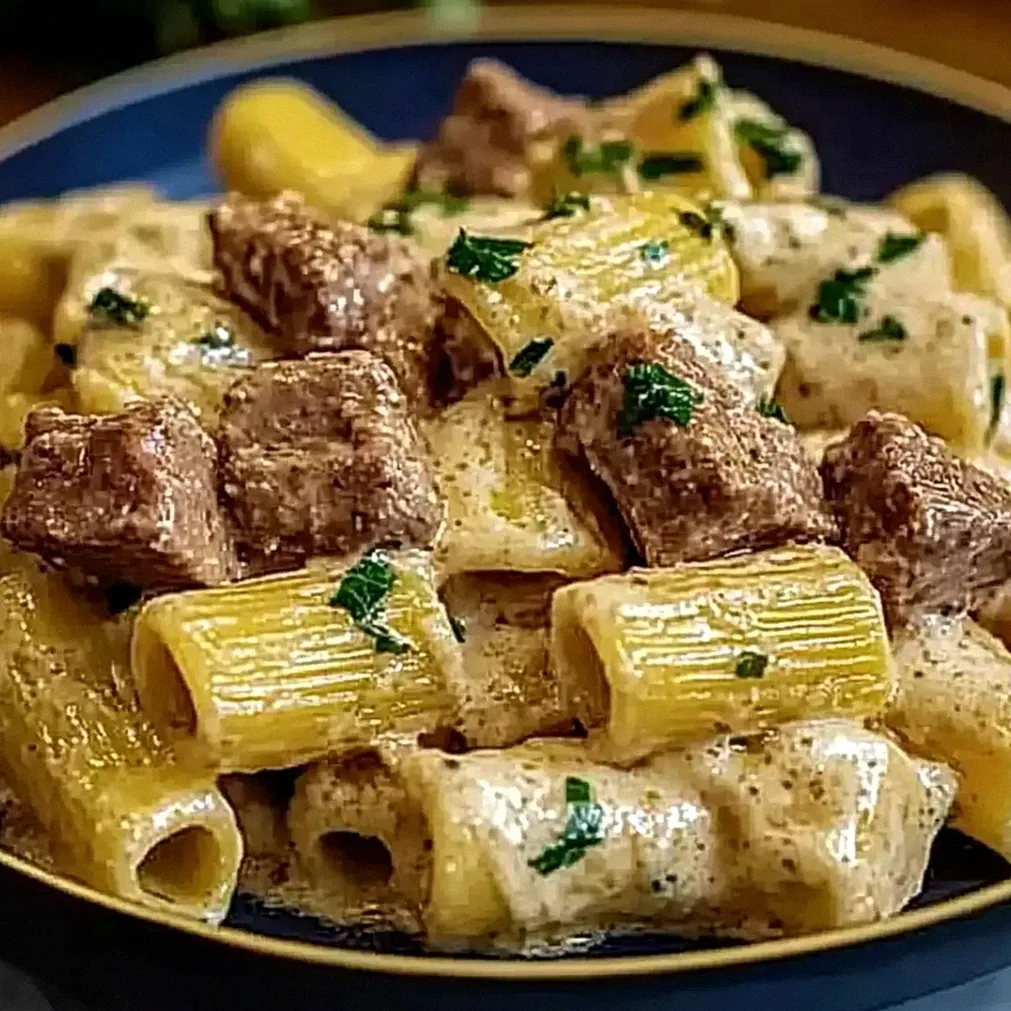 Parmesan Rindfleisch mit Rigatoni Einfach zubereiten