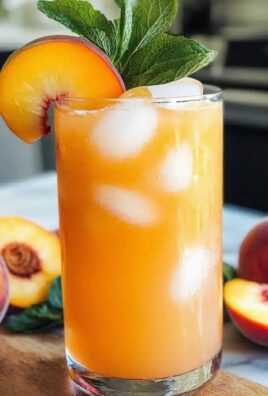 Pfirsichlimonade selbstgemacht: Erfrischend und einfach