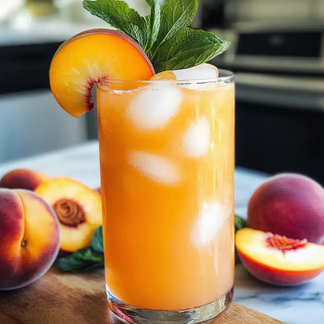 Pfirsichlimonade selbstgemacht: Erfrischend und einfach