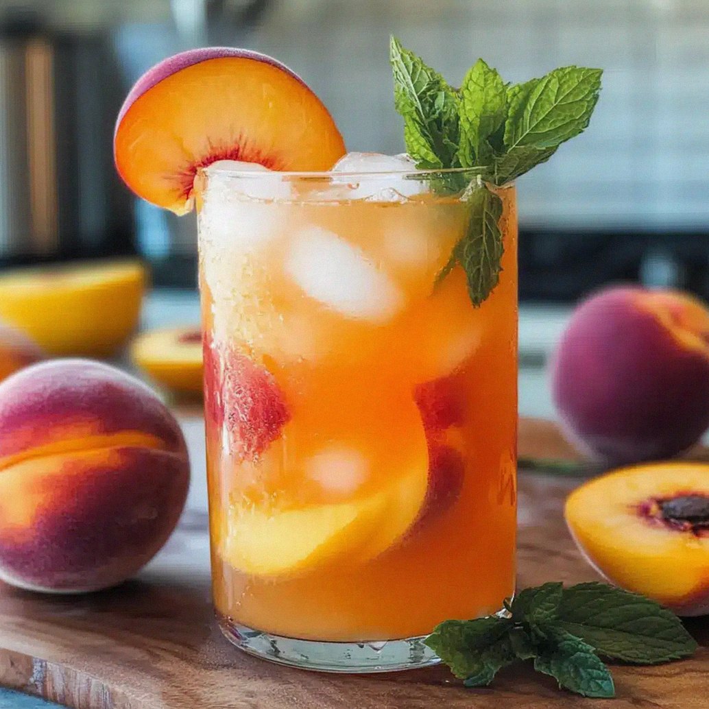 Pfirsichlimonade selbstgemacht: Erfrischend und einfach – Schritt 1