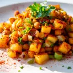 Rauchiger Paprika-Kichererbsen-Kartoffel-Hash – Lecker & Vegan