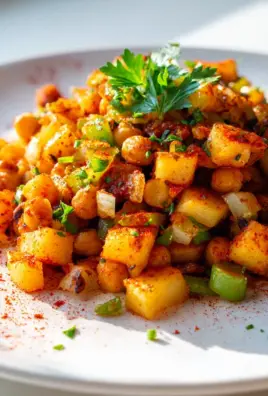 Rauchiger Paprika-Kichererbsen-Kartoffel-Hash – Lecker & Vegan