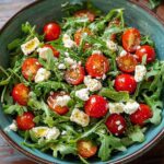 Rucola Salat mit Feta und Tomaten