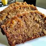 Saftiges Bananen-Rumaroma (alkoholfrei)-Brot mit Molasse
