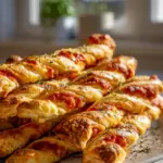 Schnelle Pizzastangen: Blitzrezept für Käsegenuss!