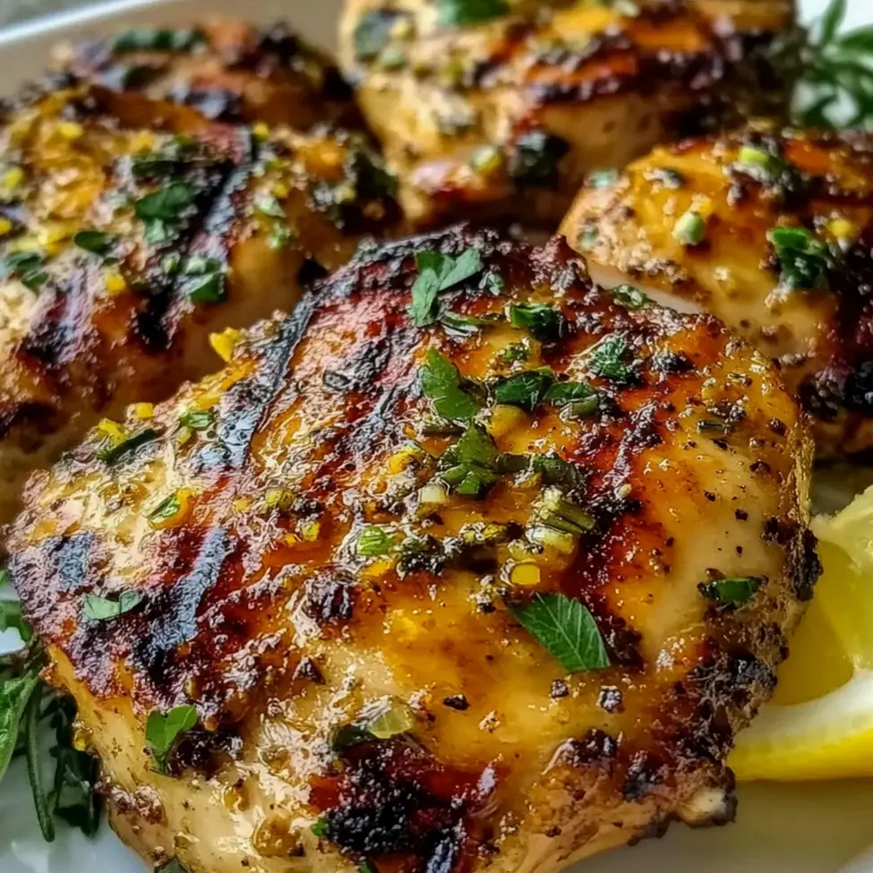 Sommer Grillhähnchenschenkel mit leckerer Marinade