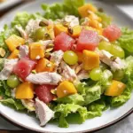 Sommer Splash Hähnchensalat: Leicht & Erfrischend