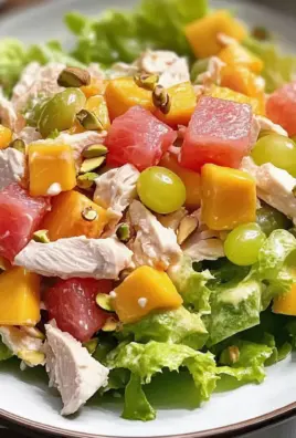 Sommer Splash Hähnchensalat: Leicht & Erfrischend