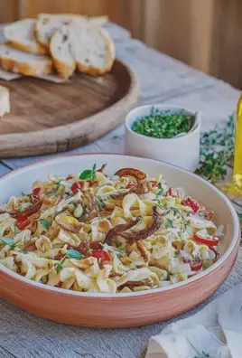 Spätzlesalat mit Mayo für einen schnellen Genuss