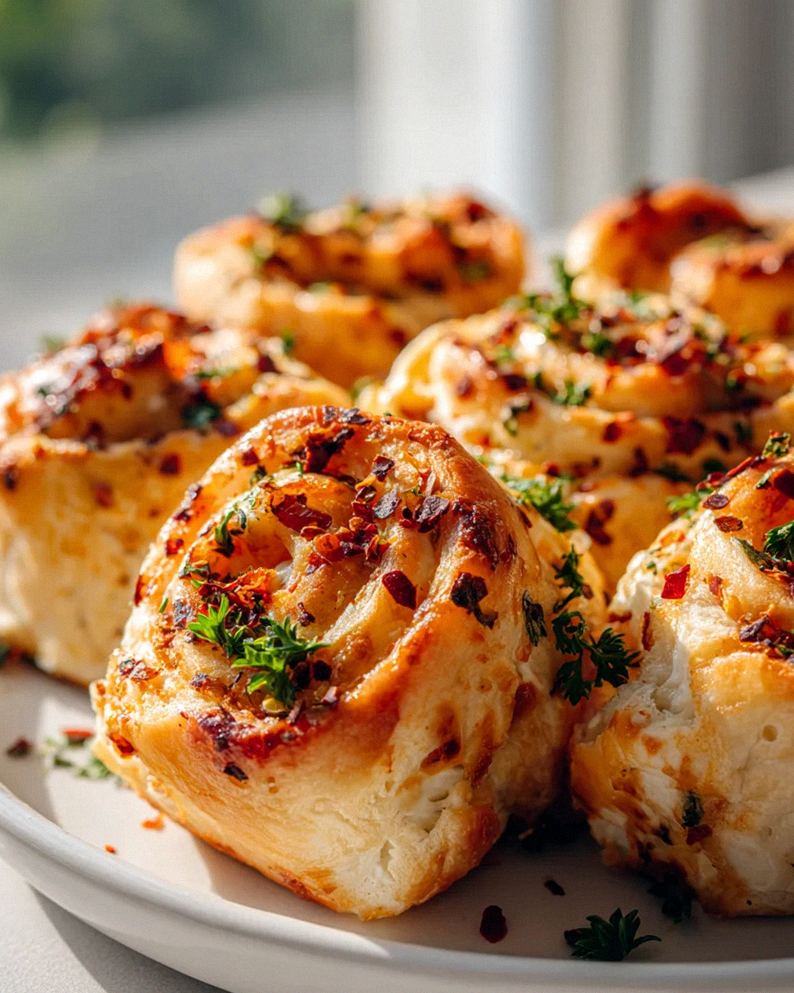 Spicy Feta Rolls: Quick & Easy Chili Flake Recipe