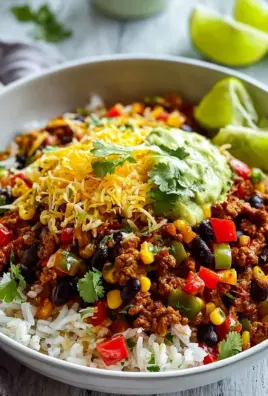 Taco Reis Bowl Rezept: Einfach, lecker & schnell zubereitet!