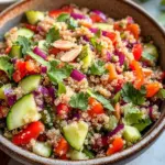 Thailändischer Quinoasalat mit cremigem Dressing