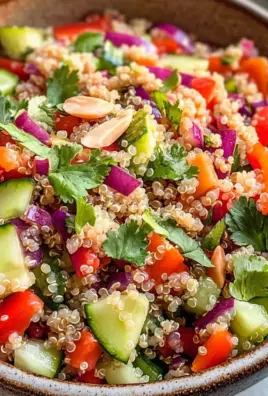 Thailändischer Quinoasalat mit cremigem Dressing