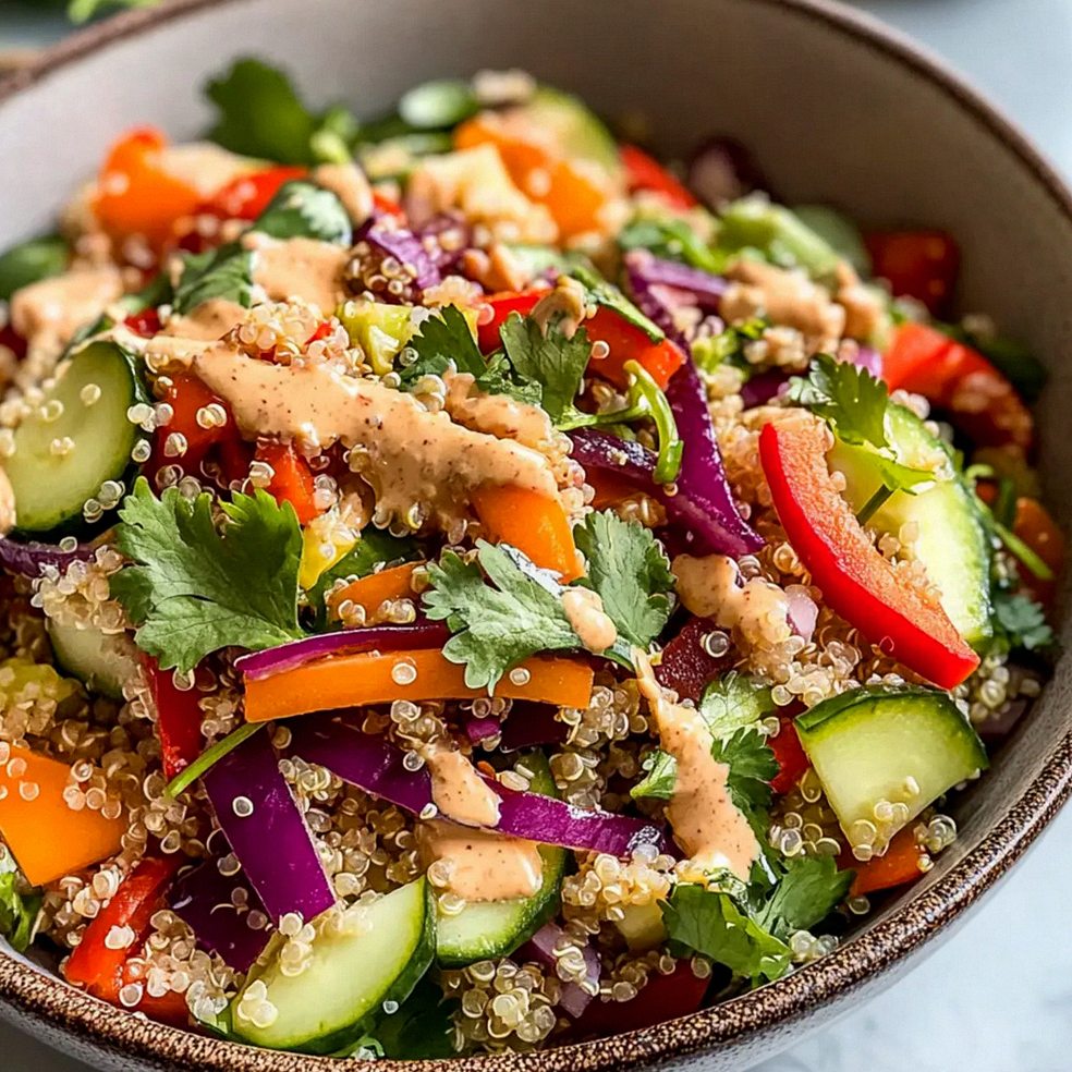 Thailändischer Quinoasalat mit cremigem Dressing – Schritt 1