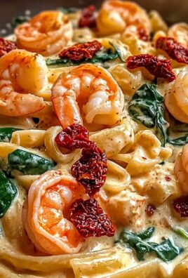 Tomate Garnelen mit Spinat Pasta in 30 Minuten