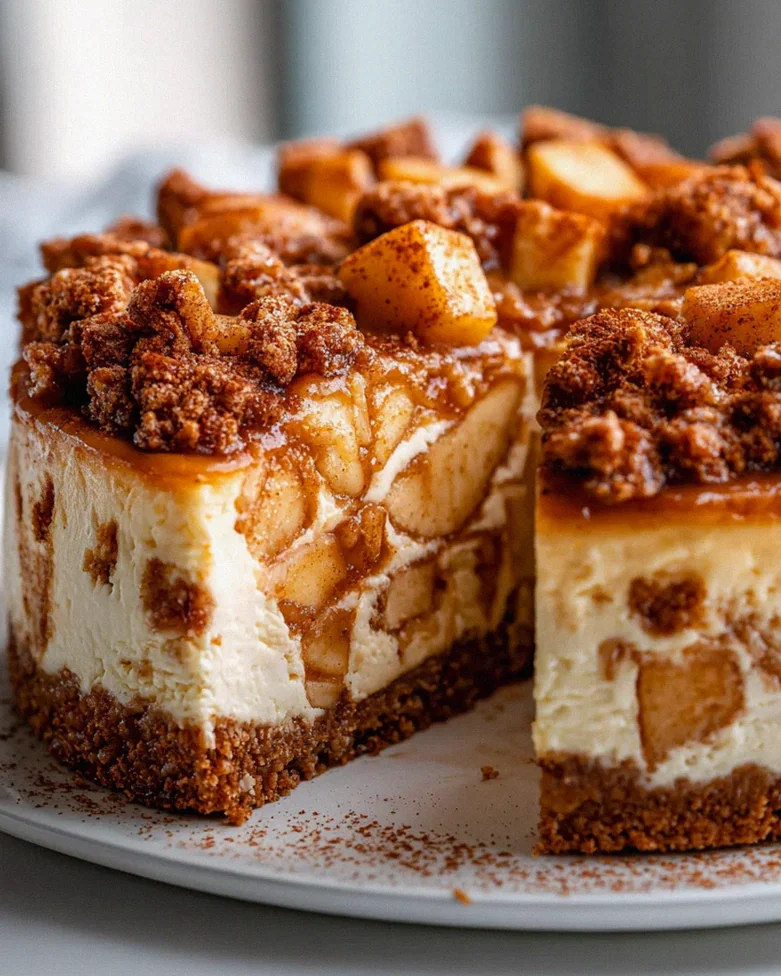 Unwiderstehlicher Apfel Crumble Cheesecake Rezept zum Verlieben – Schritt 1