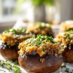 Vegane Weihnachtsmarkt Champignons