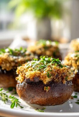 Vegane Weihnachtsmarkt Champignons