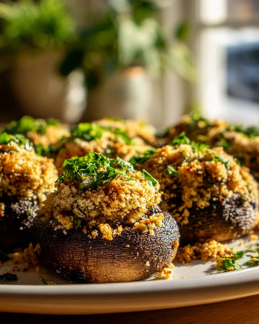 Vegane Weihnachtsmarkt Champignons – Schritt 2