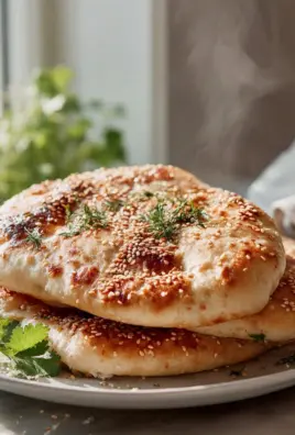 Vollkorn Naan Brot mit Sesam – Gesund und Lecker!