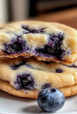 Zitronen-Blaubeer-Käsekuchen-Kekse zum Verlieben