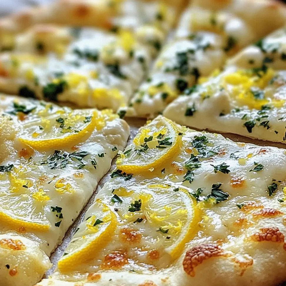 Zitronenpizza mit frischem Mozzarella und Kräutern – Schritt 2
